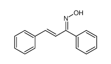 (1Z,2E)-chalcone oxime Structure