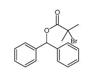 diphenylmethyl 2-bromo-2-methylpropionate Structure