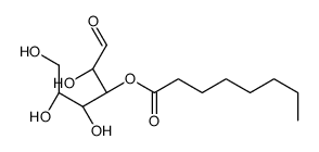 [(2R,3S,4R,5R)-2,4,5,6-tetrahydroxy-1-oxohexan-3-yl] octanoate结构式