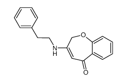3-phenethylamino-1-benzoxepin-5(2H)-one Structure