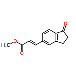 Methyl (2E)-3-(1-oxo-2,3-dihydro-1H-inden-5-yl)acrylate Structure