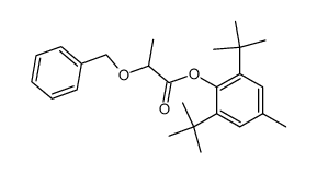 2',6'-di-tert-butyl-4'-methylphenyl (RS)-2-(benzyloxy)propanoate结构式