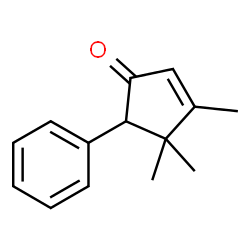 2-Cyclopenten-1-one,3,4,4-trimethyl-5-phenyl-(5CI)结构式