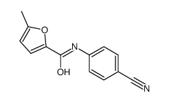 2-Furancarboxamide,N-(4-cyanophenyl)-5-methyl-(9CI) structure