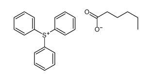 hexanoate,triphenylsulfanium Structure