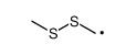 (methyldithio)methyl radical结构式