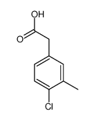 (4-Chloro-3-methylphenyl)acetic acid Structure