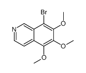 8-bromo-5,6,7-trimethoxyisoquinoline Structure
