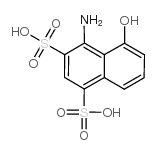 1,3-Naphthalenedisulfonicacid, 4-amino-5-hydroxy- picture