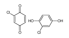 chloro-[1,4]benzoquinone, compound of chloroquinone with chlorohydroquinone结构式