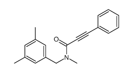 N-[(3,5-dimethylphenyl)methyl]-N-methyl-3-phenylprop-2-ynamide Structure