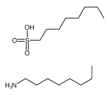 octan-1-amine,octane-1-sulfonic acid结构式