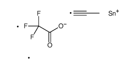 [dimethyl(prop-1-ynyl)stannyl] 2,2,2-trifluoroacetate Structure