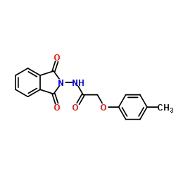 N-(1,3-Dioxo-1,3-dihydro-2H-isoindol-2-yl)-2-(4-methylphenoxy)acetamide Structure