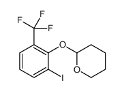 2H-Pyran, tetrahydro-2-[2-iodo-6-(trifluoromethyl)phenoxy] Structure