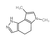 6,8-dimethyl-4,5-dihydro-1H-pyrrolo[2,3-g]indazole Structure