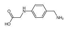 (4-(aminomethyl)phenyl)glycine Structure