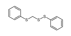 phenyl-(phenylsulfanyl-methyl)-disulfide结构式