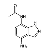 Indazole,7-acetamido-4-amino- (5CI) structure