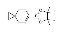 4,4,5,5-四甲基-2-(螺[2.5]-5-辛烯-6-基)-1,3,2-二噁硼烷结构式