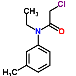 2-CHLORO-N-ETHYL-N-M-TOLYL-ACETAMIDE结构式