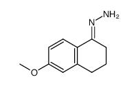 (6-methoxy-3,4-dihydronaphthalen-1(2H)-ylidene)hydrazine结构式