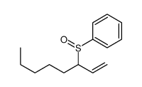 oct-1-en-3-ylsulfinylbenzene结构式