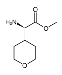 (R)-METHYL 2-AMINO-2-(TETRAHYDRO-2H-PYRAN-4-YL)ACETATE structure