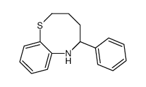 5-phenyl-3,4,5,6-tetrahydro-2H-1,6-benzothiazocine结构式