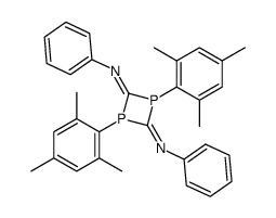 1,3-dimesityl-N2,N4-diphenyl-1,3-diphosphetane-2,4-diimine结构式