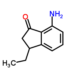 7-Amino-3-ethyl-1-indanone Structure