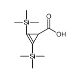 2,3-bis(trimethylsilyl)cycloprop-2-ene-1-carboxylic acid结构式