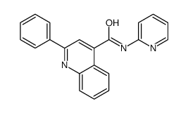 2-phenyl-N-pyridin-2-ylquinoline-4-carboxamide结构式
