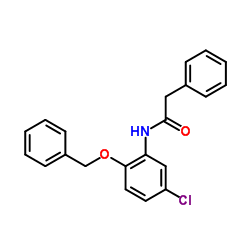 N-[2-(Benzyloxy)-5-chlorophenyl]-2-phenylacetamide结构式