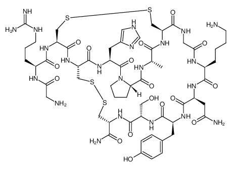 α-Conotoxin MI trifluoroacetate salt结构式