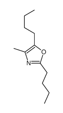 2,5-dibutyl-4-methyl-1,3-oxazole结构式