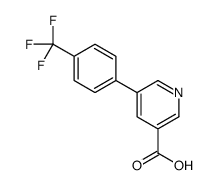 5-[4-(三氟甲基)苯基]-3-吡啶羧酸结构式