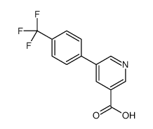 5-(4-TRIFLUOROMETHYLPHENYL)NICOTINIC ACID Structure