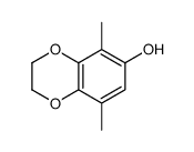 5,8-dimethyl-2,3-dihydro-1,4-benzodioxin-6-ol结构式