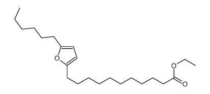 ethyl 11-(5-hexylfuran-2-yl)undecanoate Structure