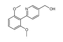 [6-(2,6-dimethoxyphenyl)pyridin-3-yl]methanol结构式