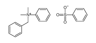 benzenesulfonate,benzyl-dimethyl-phenylazanium结构式