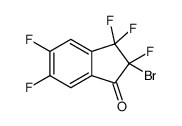 2-bromo-2,3,3,5,6-pentafluoroinden-1-one Structure