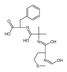 formylmethionyl-alpha-aminoisobutyryl-phenylalanine Structure