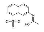 7-acetamidonaphthalene-1-sulfonyl chloride Structure