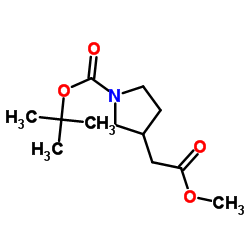 tert-butyl 3-(2-methoxy-2-oxoethyl)pyrrolidine-1-carboxylate picture