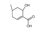 1-Cyclohexene-1-carboxylic acid, 6-hydroxy-4-methyl-, (4R,6S)- (9CI)结构式