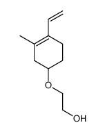 2-(4-ethenyl-3-methylcyclohex-3-en-1-yl)oxyethanol Structure