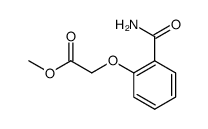 (2-carbamoyl-phenoxy)-acetic acid methyl ester结构式
