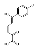 2-hydroxy-6-oxo-6-(4'-chlorophenyl)hexa-2,4-dienoic acid结构式